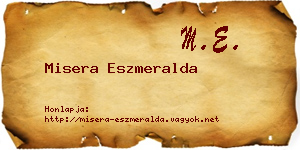 Misera Eszmeralda névjegykártya